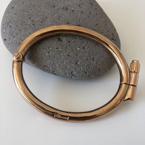 Miansai gold plated screw cuff bracelet